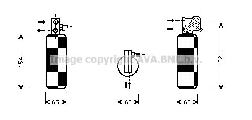 AVA QUALITY COOLING Осушитель, кондиционер RTD254